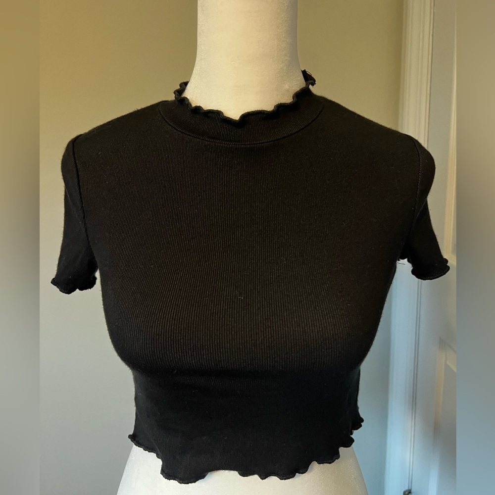 ASOS black crop
